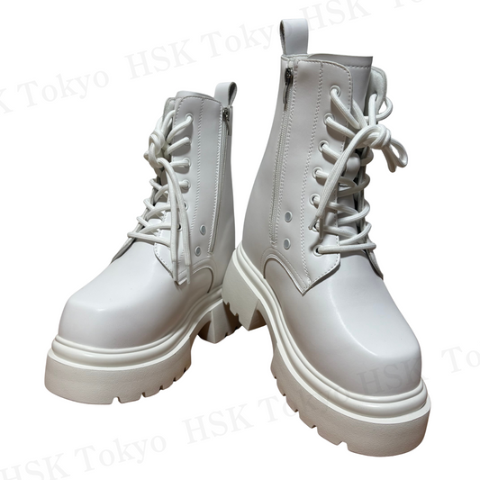 (新色登場)話題沸騰の厚底×シークレットシークレットブーツ16.5cm UP