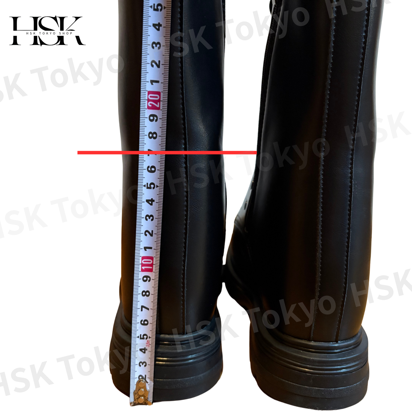 HSK シークレット +17cm ロングブーツ ファスナー 黒 コスプレ M 厚底感0！+17cmシークレットブーツ – HSK Tokyo